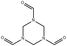 1,3,5-triazinane-1,3,5-tricarbaldehyde 구조식 이미지