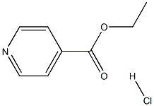 4-Pyridinecarboxylic acid, ethyl ester, hydrochloride 구조식 이미지
