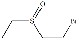 Ethane, 1-bromo-2-(ethylsulfinyl)- Structure