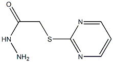 2-pyrimidin-2-ylsulfanylacetohydrazide Structure