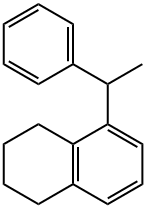 Naphthalene, 1,2,3,4-tetrahydro-5-(1-phenylethyl)- Structure