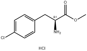 L-Phenylalanine, 4-chloro-, methyl ester, hydrochloride 구조식 이미지