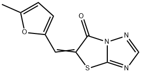 (5E)-5-[(5-methylfuran-2-yl)methylidene]-[1,3]thiazolo[3,2-b][1,2,4]triazol-6-one Structure