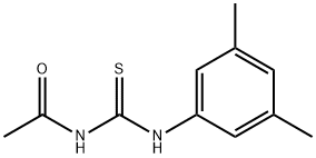 N-{[(3,5-dimethylphenyl)amino]carbonothioyl}acetamide 구조식 이미지