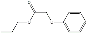 Acetic acid,2-phenoxy-, propyl ester 구조식 이미지