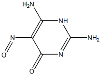 2,6-diamino-5-nitroso-1H-pyrimidin-4-one 구조식 이미지