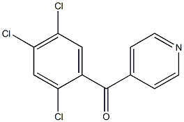 Methanone,4-pyridinyl(2,4,5-trichlorophenyl)- Structure