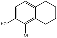 1,2-Naphthalenediol, 5,6,7,8-tetrahydro- 구조식 이미지