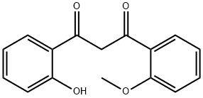 1-(2-Hydroxy-phenyl)-3-(2-methoxy-phenyl)-propane-1,3-dione 구조식 이미지