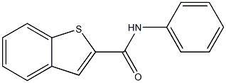 Benzo[b]thiophene-2-carboxamide,N-phenyl- Structure