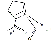 Bicyclo[2.2.1]heptane-2,3-dicarboxylicacid, 5,6-dibromo- 구조식 이미지