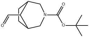 tert-butyl 8-formyl-3-azabicyclo[3.2.1]octane-3-carboxylate 구조식 이미지