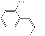 Phenol, 2-(2-methyl-1-propenyl)- Structure