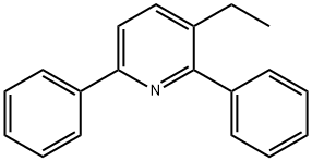 3-ethyl-2,6-diphenylpyridine Structure