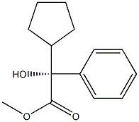 Methyl (R)-(-)-cyclopentylmandelate Structure