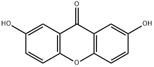 2,7-Dihydroxy-xanthen-9-one 구조식 이미지