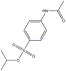 Benzenesulfonic acid,4-(acetylamino)-, 1-methylethyl ester Structure