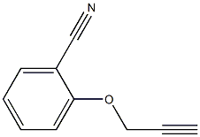 Benzonitrile, 2-(2-propynyloxy)- 구조식 이미지