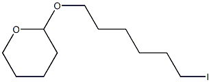 2H-Pyran, tetrahydro-2-[(6-iodohexyl)oxy]- Structure