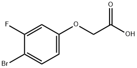 2-(4-bromo-3-fluorophenoxy)aceticacid Structure