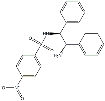 N-[(1S,2S)-2-amino-1,2-diphenylethyl]-4-nitrobenzenesulfonamide Structure