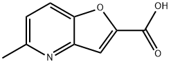 5-METHYL-FURO[3,2-B]PYRIDINE-2-CARBOXYLIC ACID 구조식 이미지
