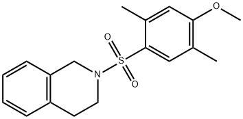 2-((4-methoxy-2,5-dimethylphenyl)sulfonyl)-1,2,3,4-tetrahydroisoquinoline Structure