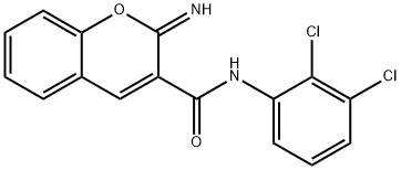 N-(2,3-dichlorophenyl)-2-iminochromene-3-carboxamide Structure