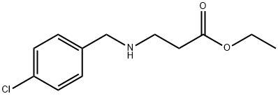 ethyl 3-{[(4-chlorophenyl)methyl]amino}propanoate 구조식 이미지