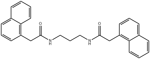 N,N'-1,3-propanediylbis[2-(1-naphthyl)acetamide] 구조식 이미지