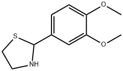 2-(3,4-dimethoxyphenyl)-1,3-thiazolidine Structure