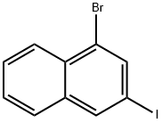 1-Bromo-3-iodo-naphthalene Structure