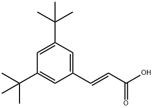 3-(3,5-ditert-butylphenyl)acrylic acid 구조식 이미지
