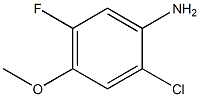 2-Chloro-5-fluoro-4-methoxyaniline Structure