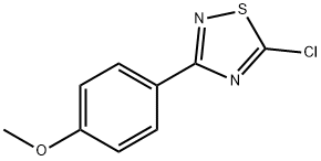 5-chloro-3-(4-methoxyphenyl)-1,2,4-thiadiazole Structure