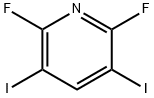 2,6-Difluoro-3,5-Diiodopyridine 구조식 이미지