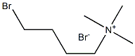 1-Butanaminium, 4-bromo-N,N,N-trimethyl-, bromide Structure