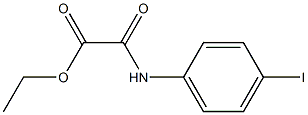 Acetic acid, [(4-iodophenyl)amino]oxo-, ethyl ester 구조식 이미지