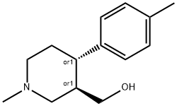 ((3R,4S)-1-methyl-4-p-tolylpiperidin-3-yl)methanol Structure