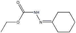 ethyl N-(cyclohexylideneamino)carbamate Structure