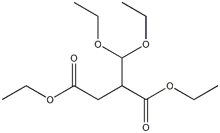 diethyl 2-(diethoxymethyl)butanedioate 구조식 이미지