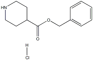 4-Piperidinecarboxylic acid, phenylmethyl ester, hydrochloride Structure