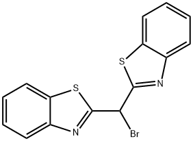 2-[1,3-benzothiazol-2-yl(bromo)methyl]-1,3-benzothiazole Structure