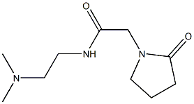 1-Pyrrolidineacetamide, N-[2-(dimethylamino)ethyl]-2-oxo- Structure