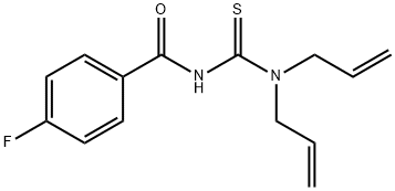 N-[(diallylamino)carbonothioyl]-4-fluorobenzamide 구조식 이미지