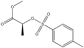 Propanoic acid, 2-[[(4-methylphenyl)sulfonyl]oxy]-, methyl ester, (S)- Structure