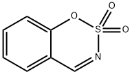 1,2,3-Benzoxathiazine, 2,2-dioxide 구조식 이미지