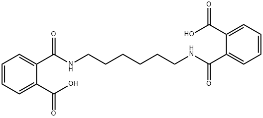 Benzoic acid, 2,2'-[1,6-hexanediylbis(iminocarbonyl)]bis- 구조식 이미지