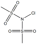 Methanesulfonamide, N-chloro-N-(methylsulfonyl)- 구조식 이미지