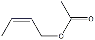 2-Buten-1-ol, acetate, (2Z)- Structure